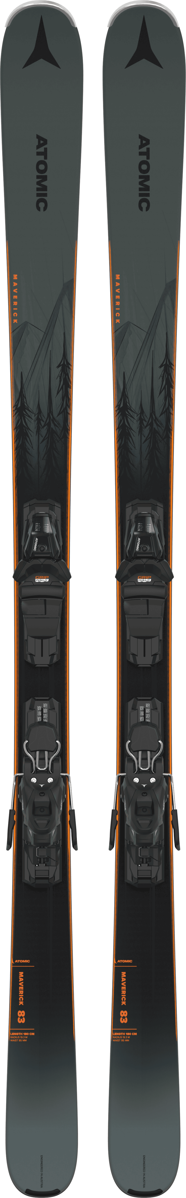 Atomic Maverick 83 Mens Skis with M10 GW Bindings 2024 | Ken Jones Ski Mart